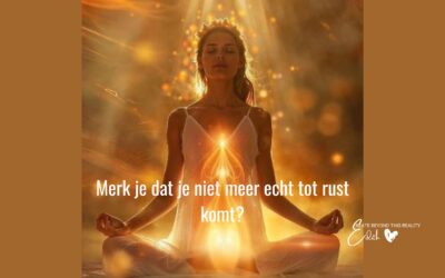 Merk je dat je niet meer echt tot rust komt?