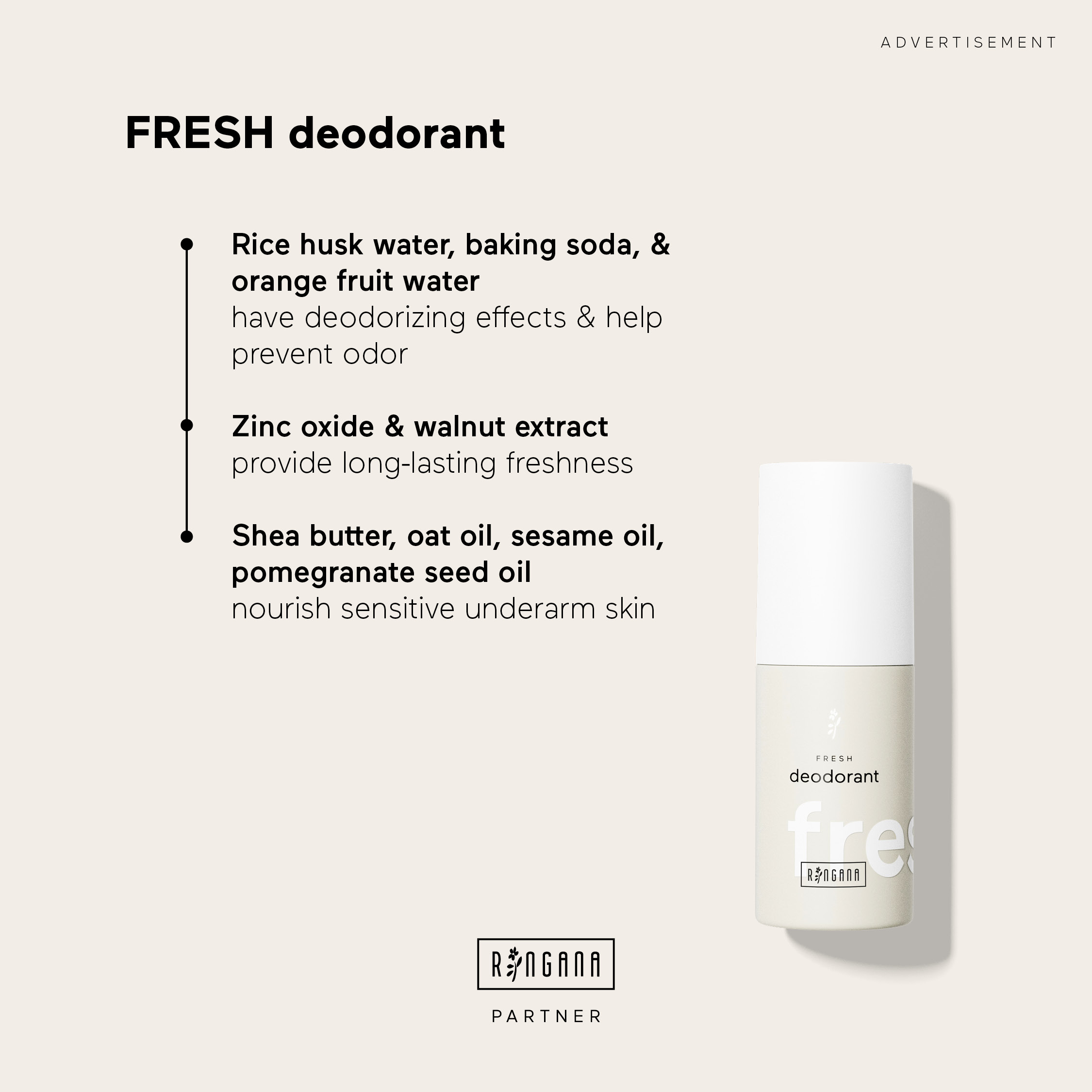 FRESH deodorant - Ringana Nederland Edith Helwegen FRESH deodorant - Ringana Nederland Edith Helwegen